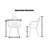 Robelmont Set of 2 Dining Chairs - Mid-Century Modern Upholstered Armchairs with Dark Wood Legs - Kitchen & Dining Room Accent Chairs-2130653504-2113300284