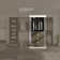 Nolan 36" Wardrobe closet with 4 drawers with 1 Shelf and Clothes Rod Closet System