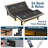 Split King Massaging Adjustable Bed with Remote 12 Inch Memory Mattress Included