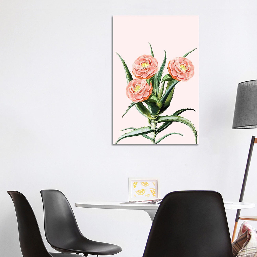 Blush Cactus II von 83 Oranges - Galerie-verpackte Leinwand Giclée