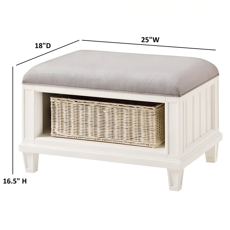 Cane Bay Bed Bench