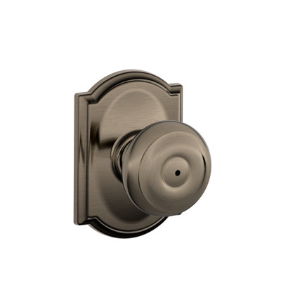 Georgian Privacy Knob with Camelot Trim