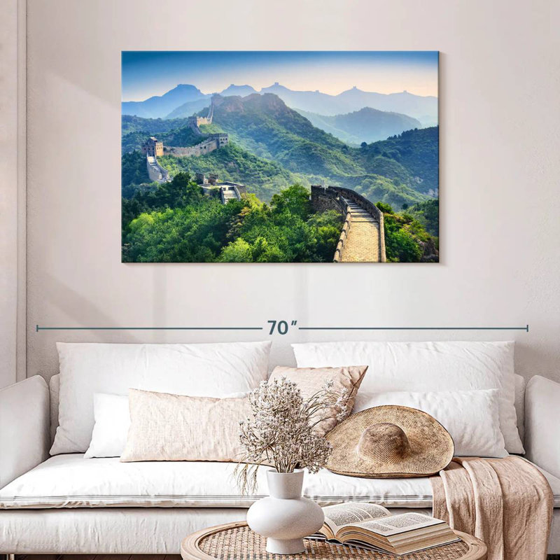 Ravi, matin, grande muraille de Chine, H 30 po x l 45 po