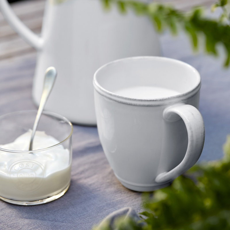 Set of 6 Friso Mugs, White