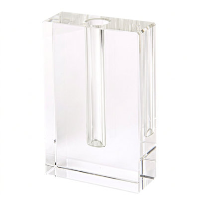 Clare Clear Crystal Clear Square Table Vase