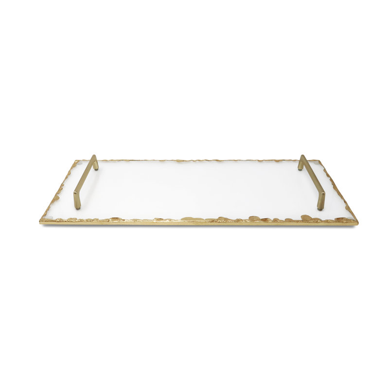 Raul Glass Tray, 1.5" H x 19.75" W x 7.75" D