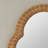 Evie Rattan Rectangle Mirror