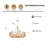 12-Light Dimmable Flower Crystal Chandelier
