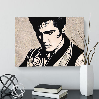 Elvis Presley Art Deco Vol.2 - Wrapped Canvas