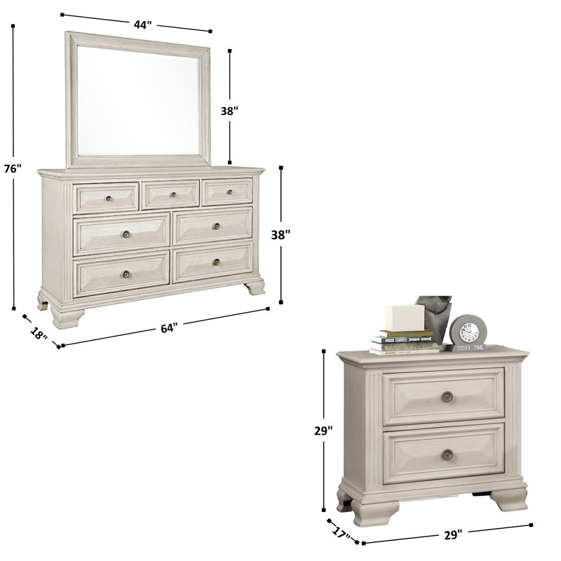 Ensemble de chambre standard 4 pièces Samuelsson, Parchemin vieilli, Roi