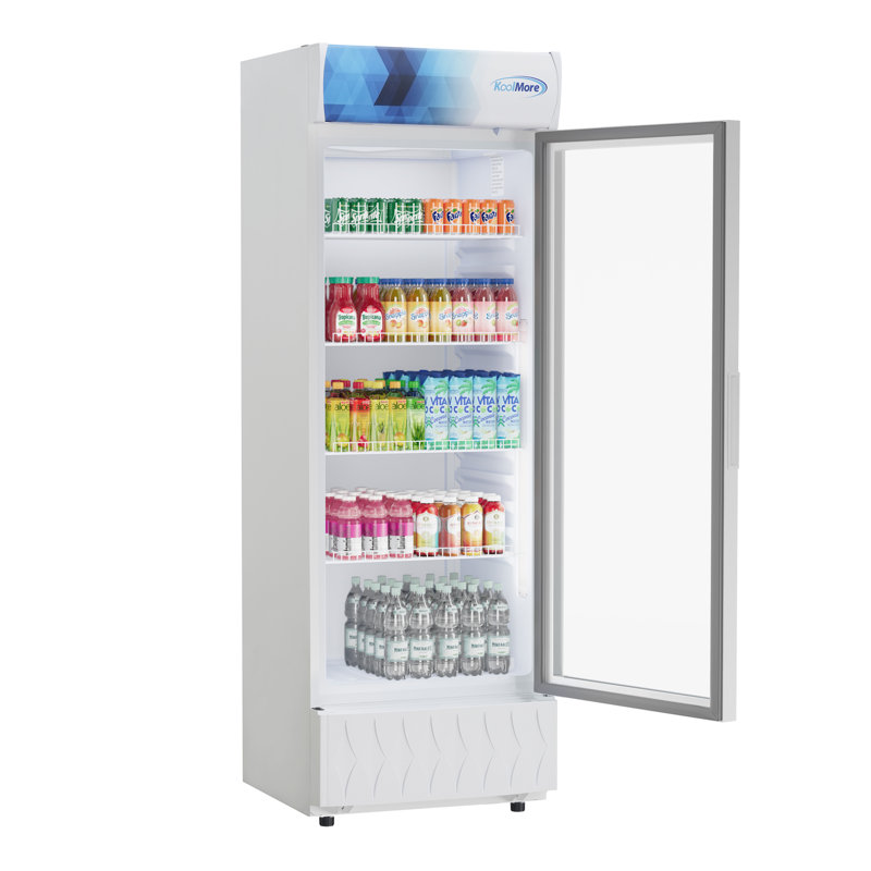 24 in. White One-Door Commercial Merchandiser Refrigerator