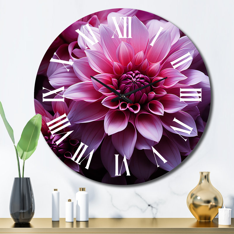 Shidler - Horloge murale à collage abstrait, Grand