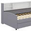 Lit plateforme simple tapissier avec tiroirs-87754787