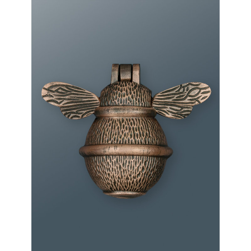 Antique Copper Bee Door Knocker, Antique Copper