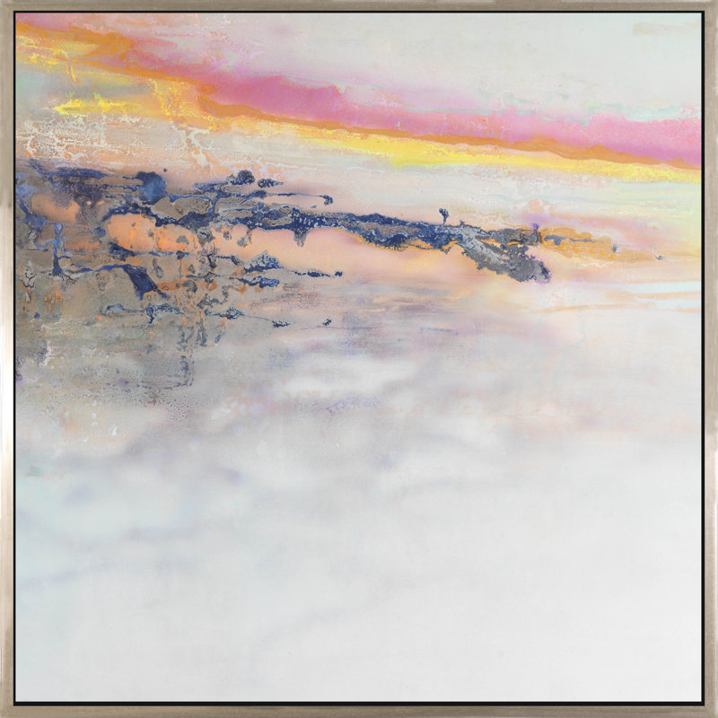 30 000 pi - Peinture sur toile avec cadre flottant
