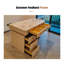 Bureau en bois manufacturé 70,87 po avec 6 tiroirs-109013750-109013752