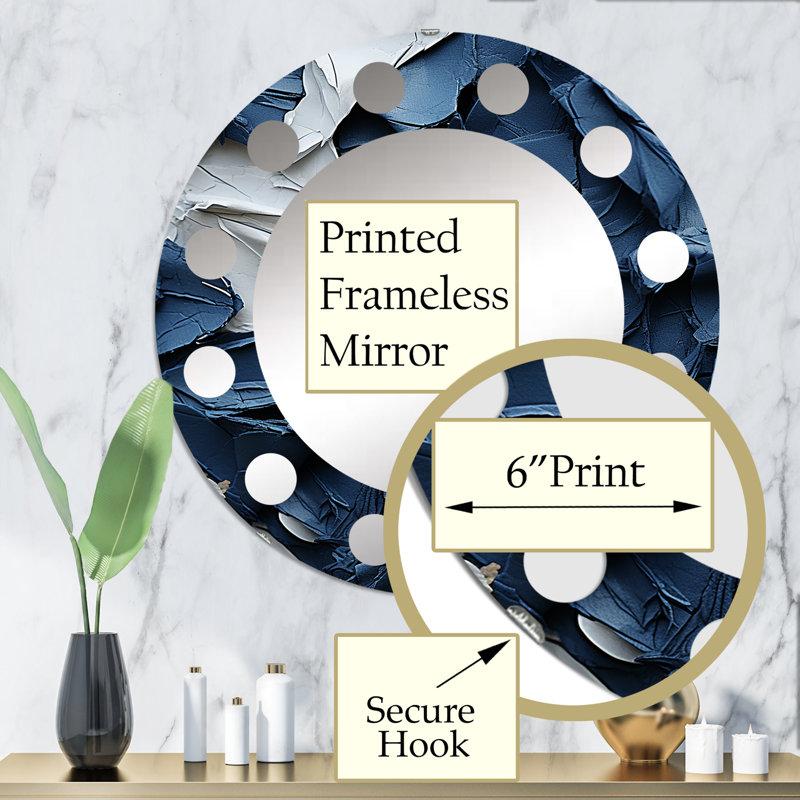 Miroir mural Carana, 32 po x 32 po
