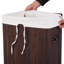 Panier à linge en bambou avec poignée et couvercle 23,6 po x l 15,7 po x P 11,8 po, 19 gal-1598846884