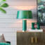 Lampe de table - Matériau en cuir