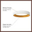 Nix 7-in Black dimmable LED Flush Mount-509788578