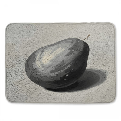 Tapis de bain monochrome