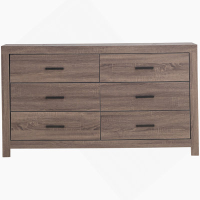 Commode 6 tiroirs Oak