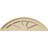 Segment Arch 4 Spoke Signature Urethane Combination Pediment, Primed Tan-103261753-113025194