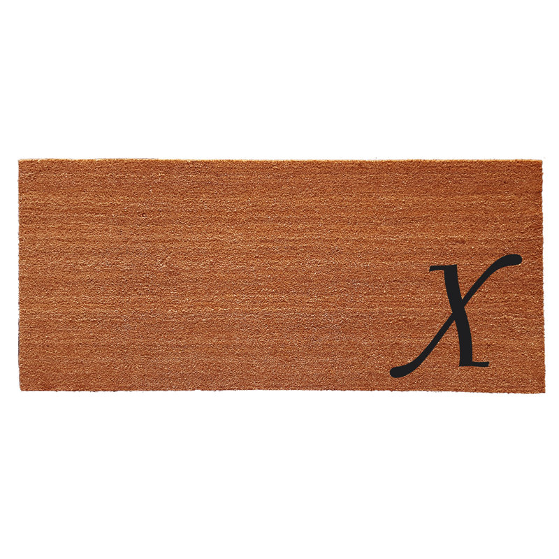 Zebrowski Non-Slip Doormat, X, Rectangle 2' x 4'