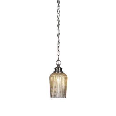 Cordova Chain Hung Pendant With 5" Glass