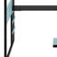 Lit mezzanine avec bureau intégré, tablettes de rangement à plusieurs niveaux, ports USB et éclairage RVB-804802563