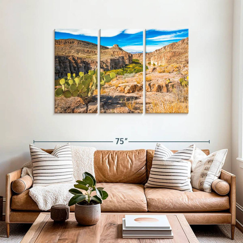Hot Springs Canyon Rio Grande, 36" H x 57" W