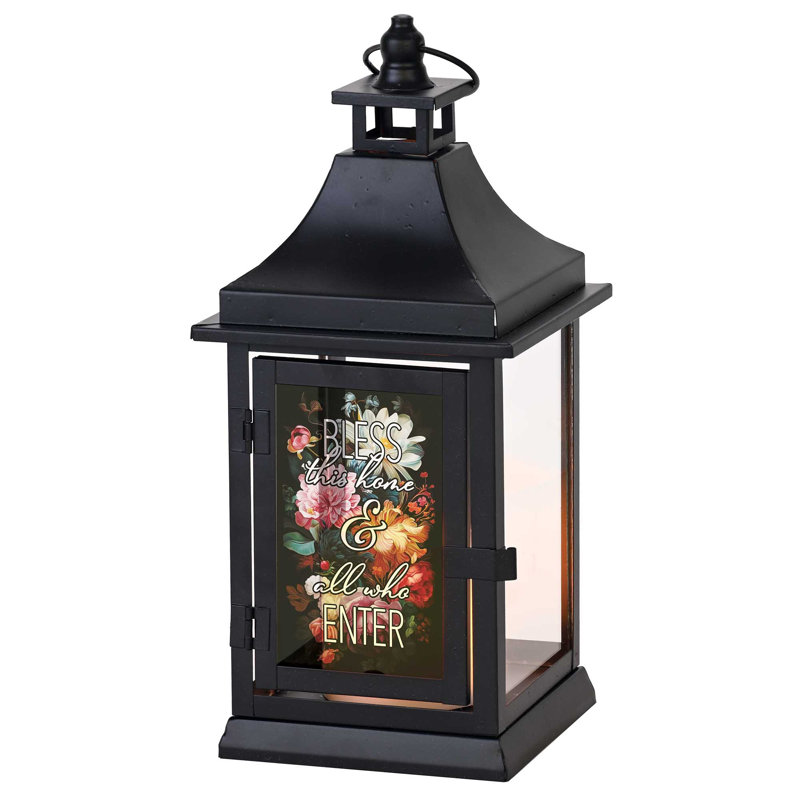Petite lanterne d'extérieur «Bless This Home»