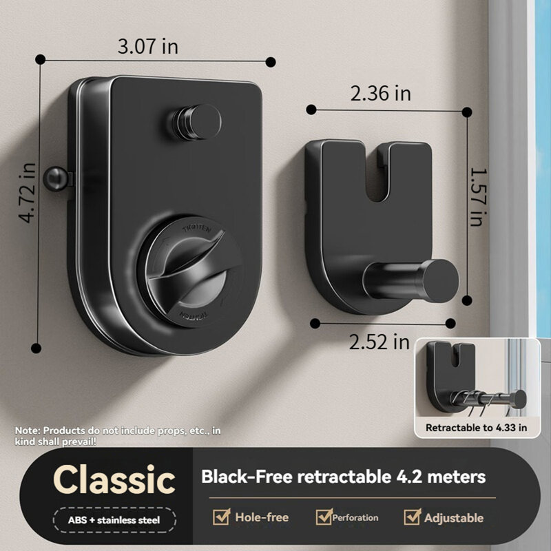 13.8 ft Retractable Clothesline