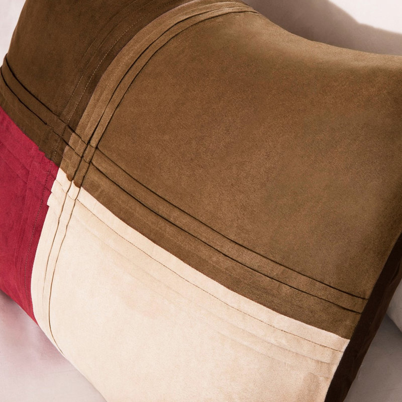 Édredon pour très grande taille en microsuède rouge - 7 pièces, microsuède de confort moderne, détails pour l'élégance