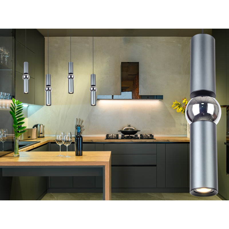 Dossantos 1 - Light Pendant, Gray