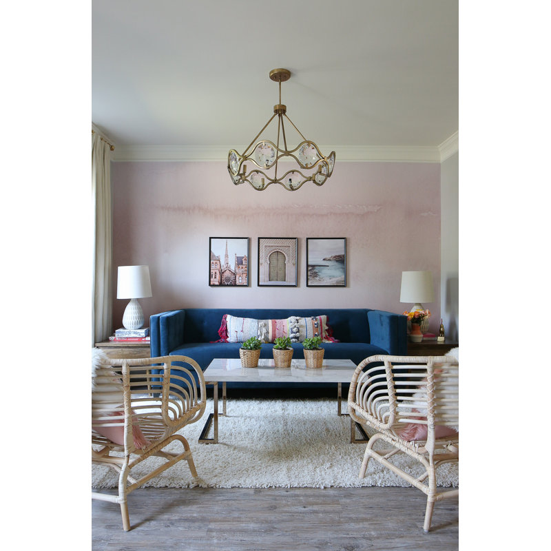 Lustre géométrique 8 lumières façon bougie de style bougie Geil