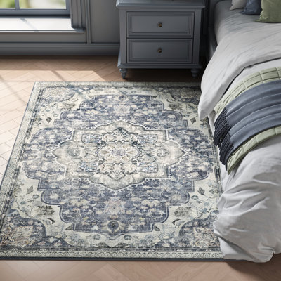 Figaro Rectangle 92 cm x 170 cm Oriental Braided Area Rug
