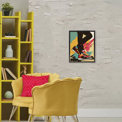 Walkin' In The USA Floating Frame, design by Annabelle Hall
