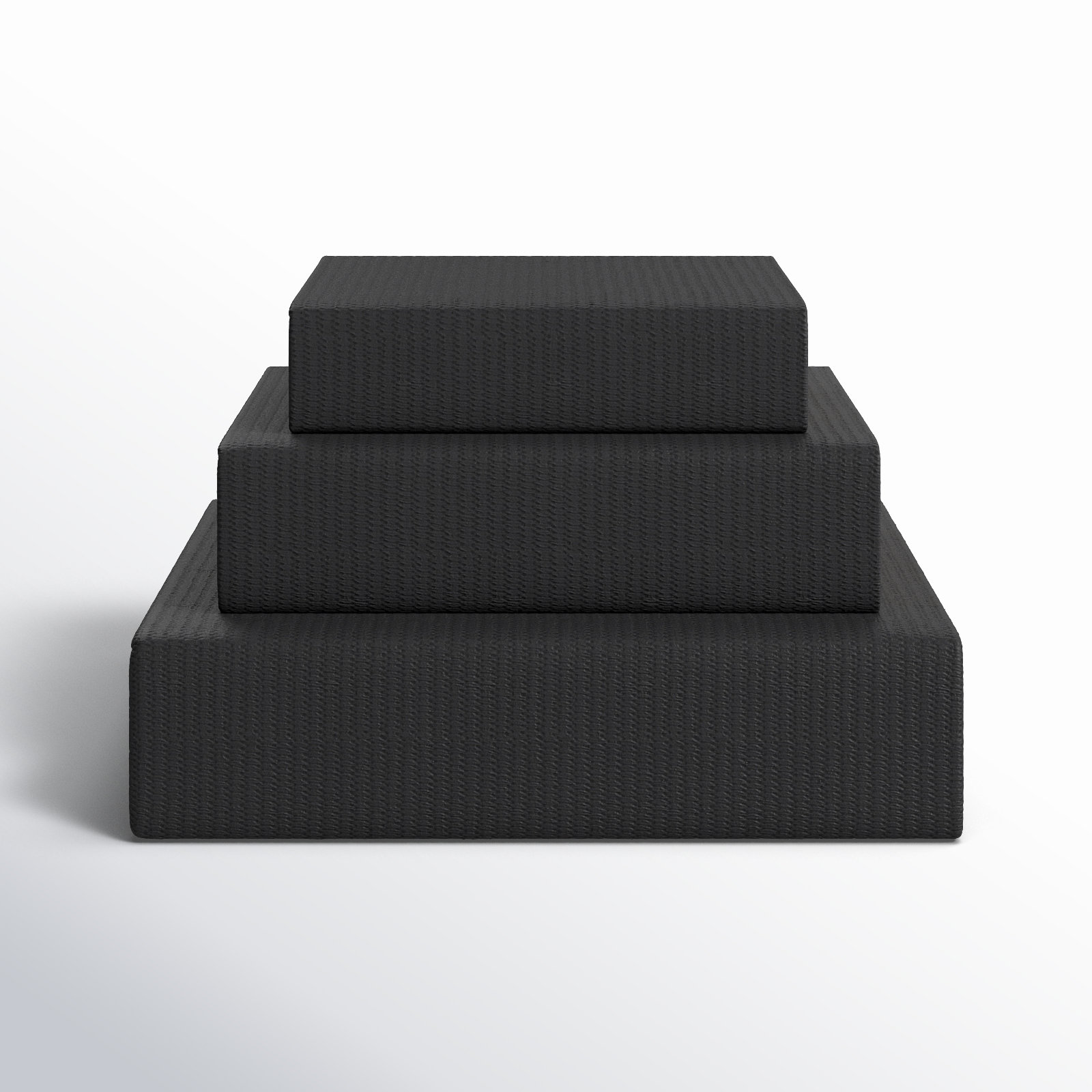 Vanora Faux Leather Book Box Set, Coal Black