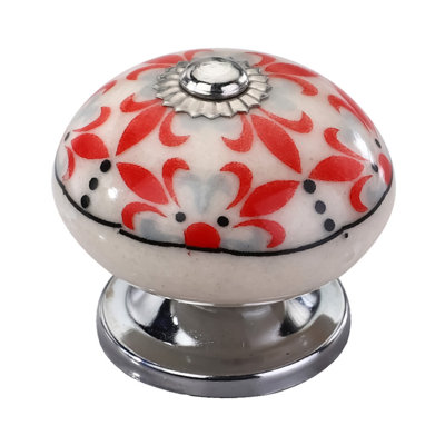 Fleur de Lis 1-3/5 in. Round Cabinet Knob