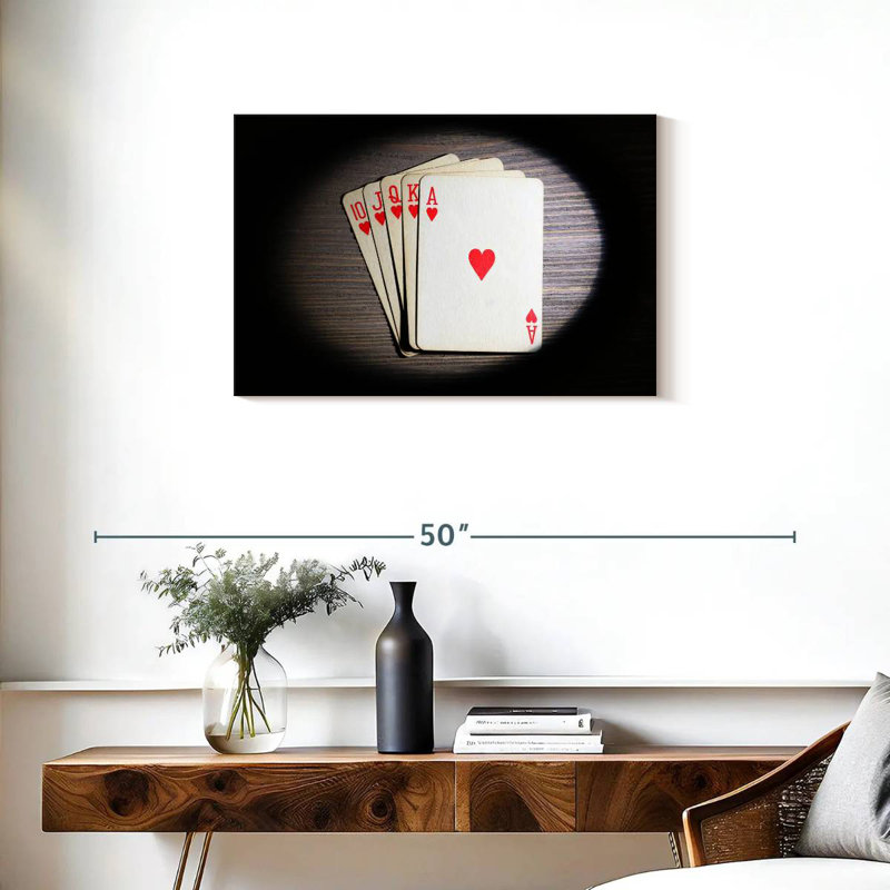 'Poker Flush, 20" H x 30" W