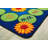 ABC Caterpillar Premium Collection Literacy Blue/Red Area Rug-7175402