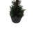 3' Artificial Double Ball Green Cedar Topiary.
