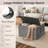 31.5" Farmhouse Square Coffee Table With Hinged Lift Top And Hidden Storage For Living Room-1463687862-1463687857
