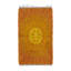 Vintage Swedish Rya Runner With Rust And Gold Sunburst Medallion -  Rug & Kilim