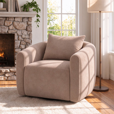 36" Wide Upolstered Swivel Chair