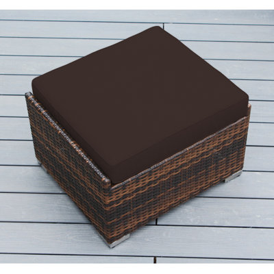 Billyjo Wicker Outdoor Ottoman