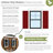 12'' Raised Panel Shutters-96223575-96223579