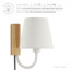 Applique murale pivotante Sunlit en noyer noir-101991440