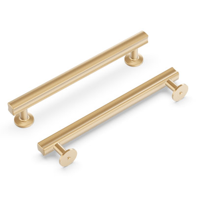 Woodward Collection Bar Pull - 6-5/16" Center to Center Cabinet Pull Champagne Bronze - Contemporary Hardware for Drawers & Cabinets